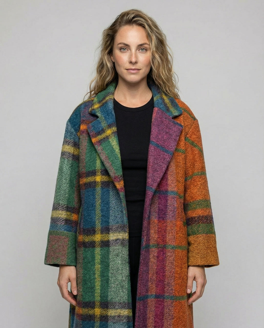 Elegant Long Wool Coat Women