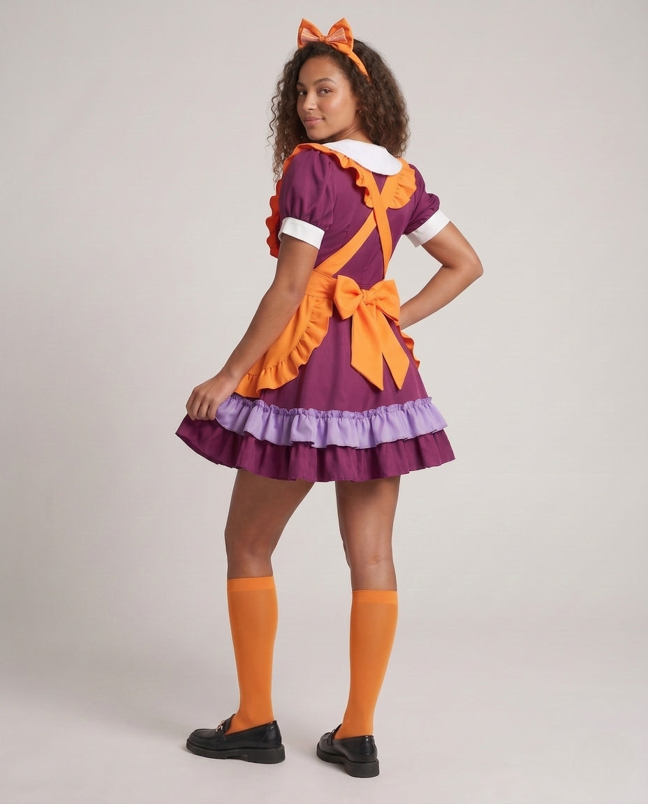Women's playful doll costume with ruffles and bow details Mune Fashion