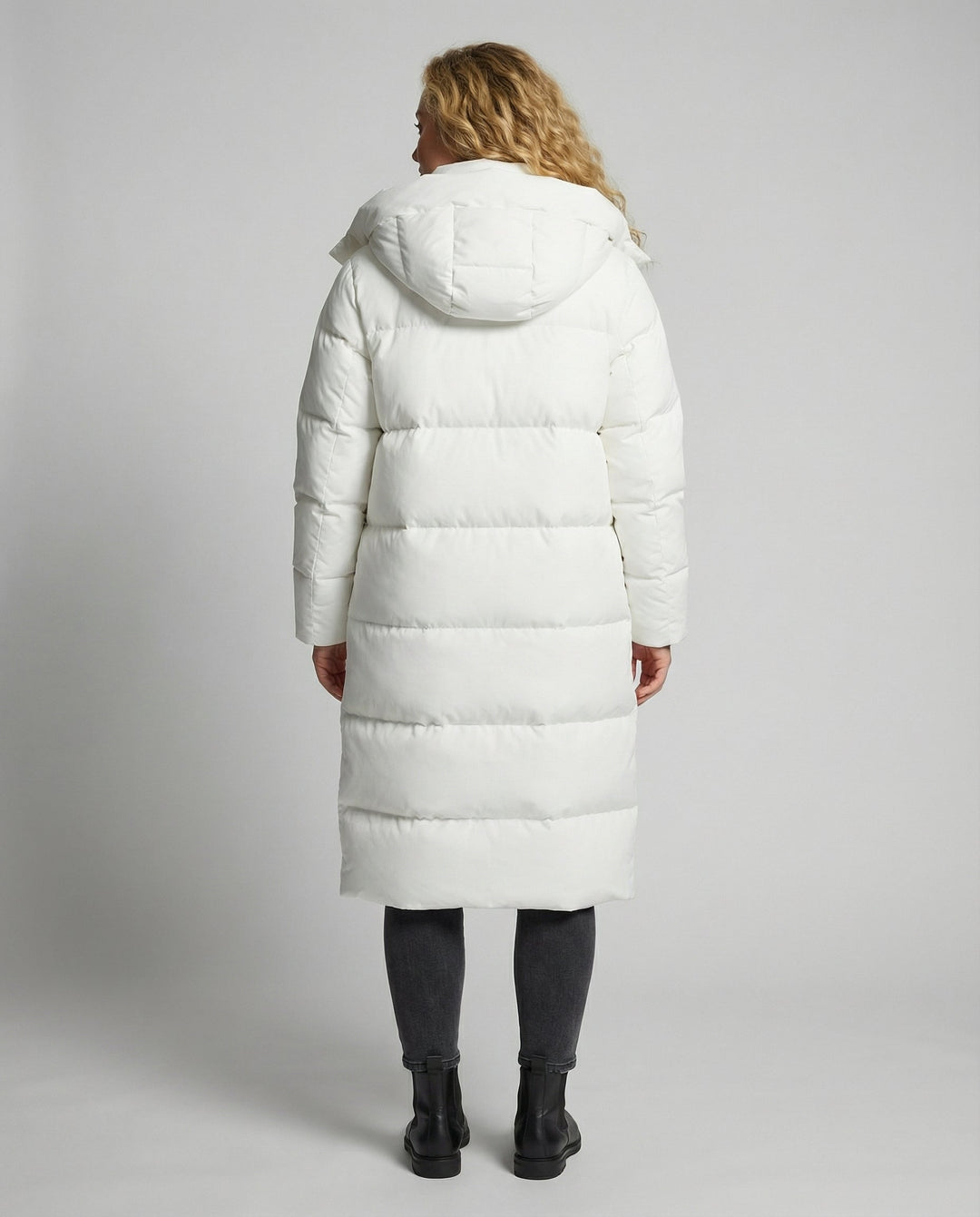 Long Plus Size Down Coat