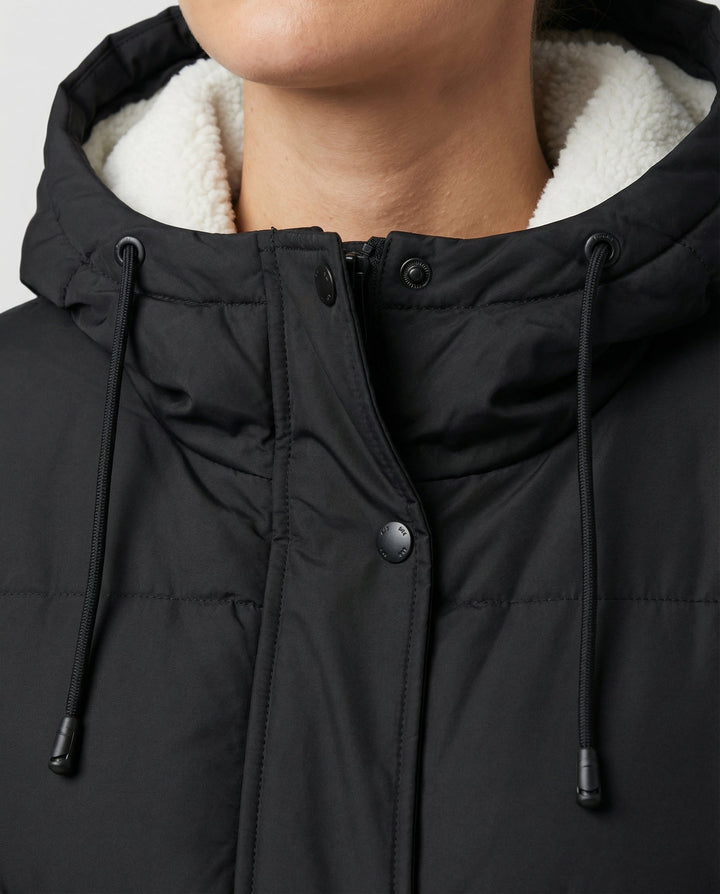 Long women's down coat | Plus sizes