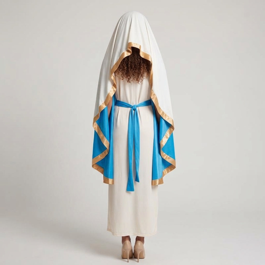 Women's historical costume with elegant cloak and intricately designed waist binding Mune Fashion