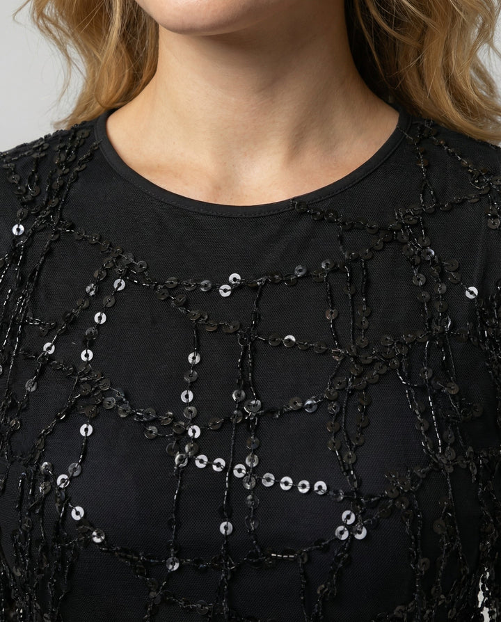 Elegant Fringe Sequin Dress Women | Mune Fashion