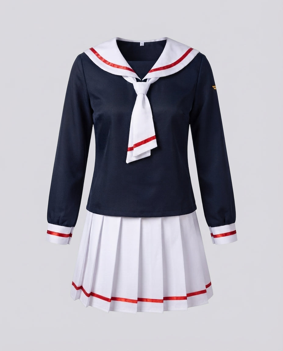 Women's sailor dress with classic design and elegant accents Mune Fashion