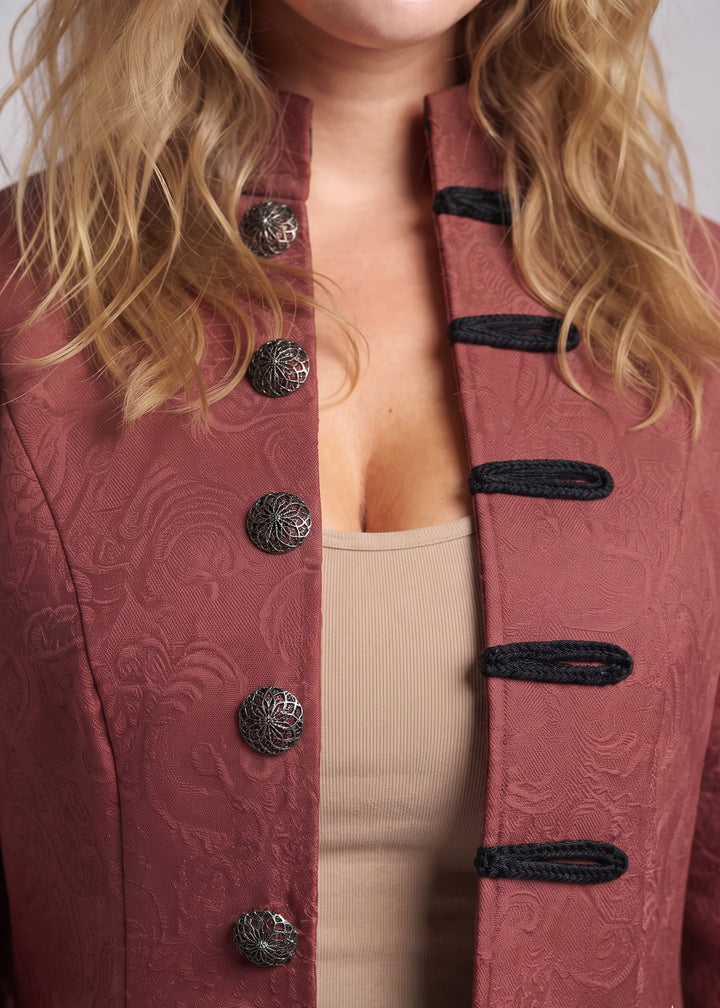 Women's stylish, elegant vest with luxurious embellishments and asymmetric cut Mune Fashion