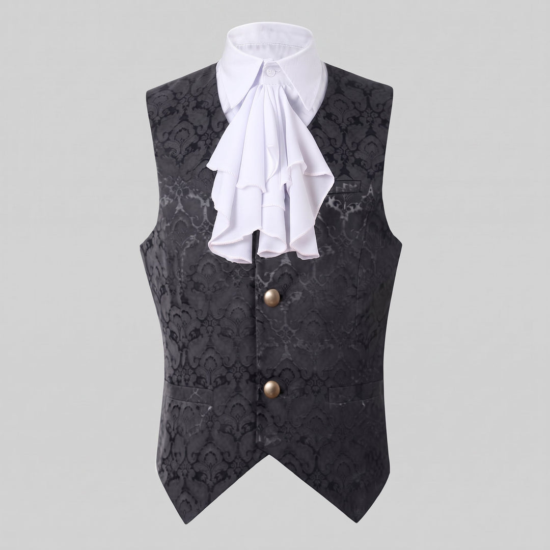 Women's elegant satin vest with ruffle details Mune Fashion