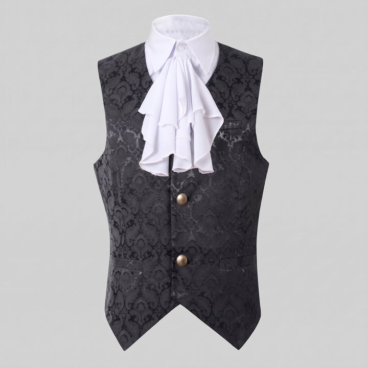 Women's elegant satin vest with ruffle details Mune Fashion