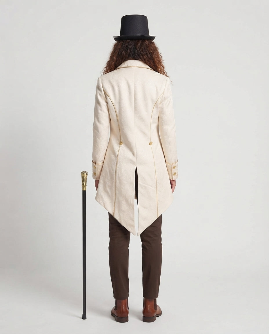 Women's elegant tailcoat jacket with elaborate decorations Mune Fashion