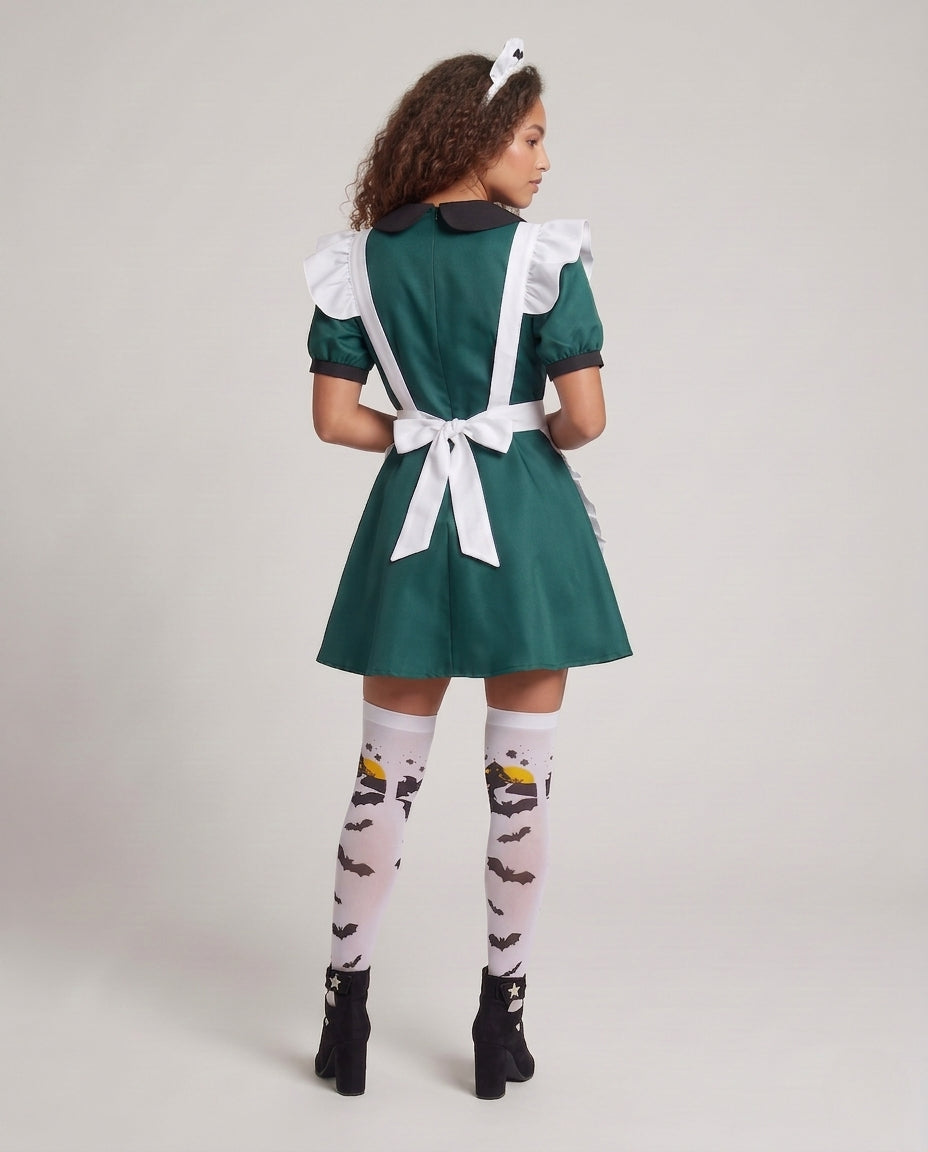 Women's Halloween costume as a playful chef with vampire accents Mune Fashion