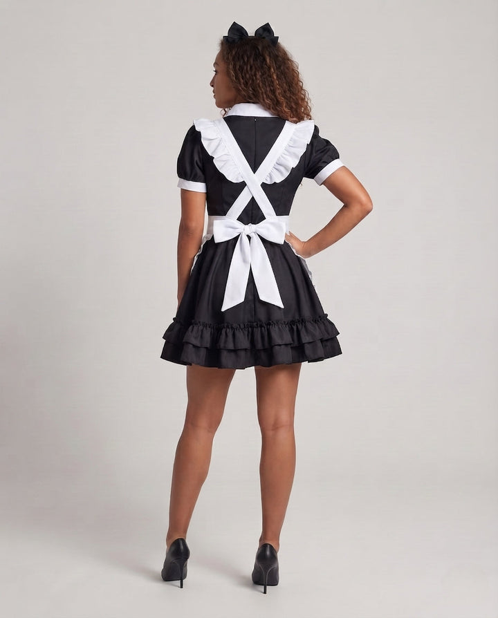 Women playful costume dress with ruffles and bows Mune Fashion