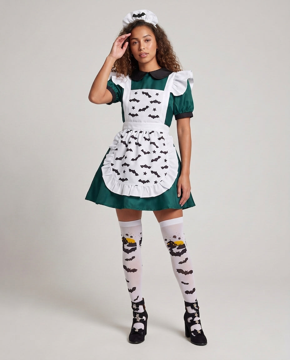 Women's Halloween costume as a playful chef with vampire accents Mune Fashion