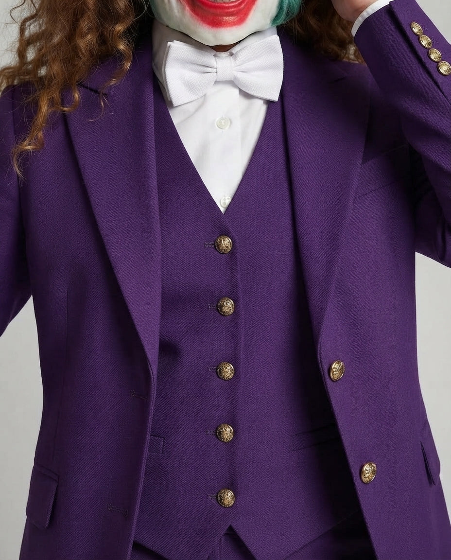 Ladies' historical tailcoat suit with bow tie and mask Mune Fashion