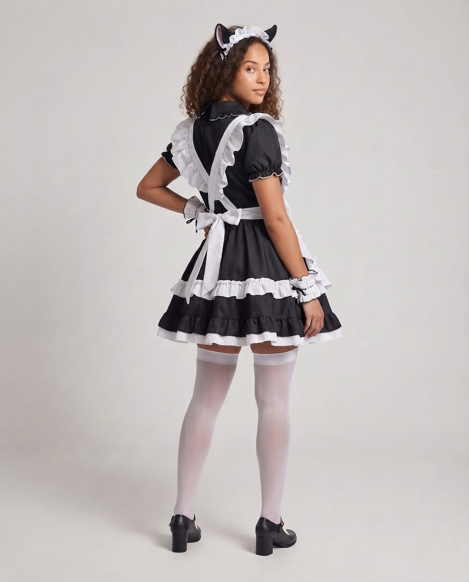 Ladies costume dress with ruffles Mune Fashion