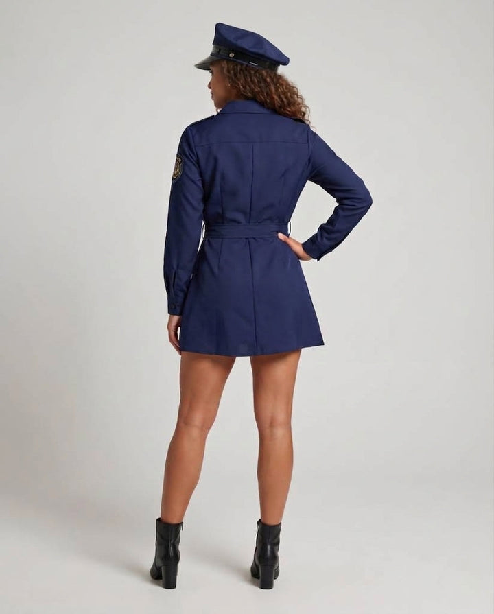 Women's costume as a modern police officer with skirt and belt Mune Fashion