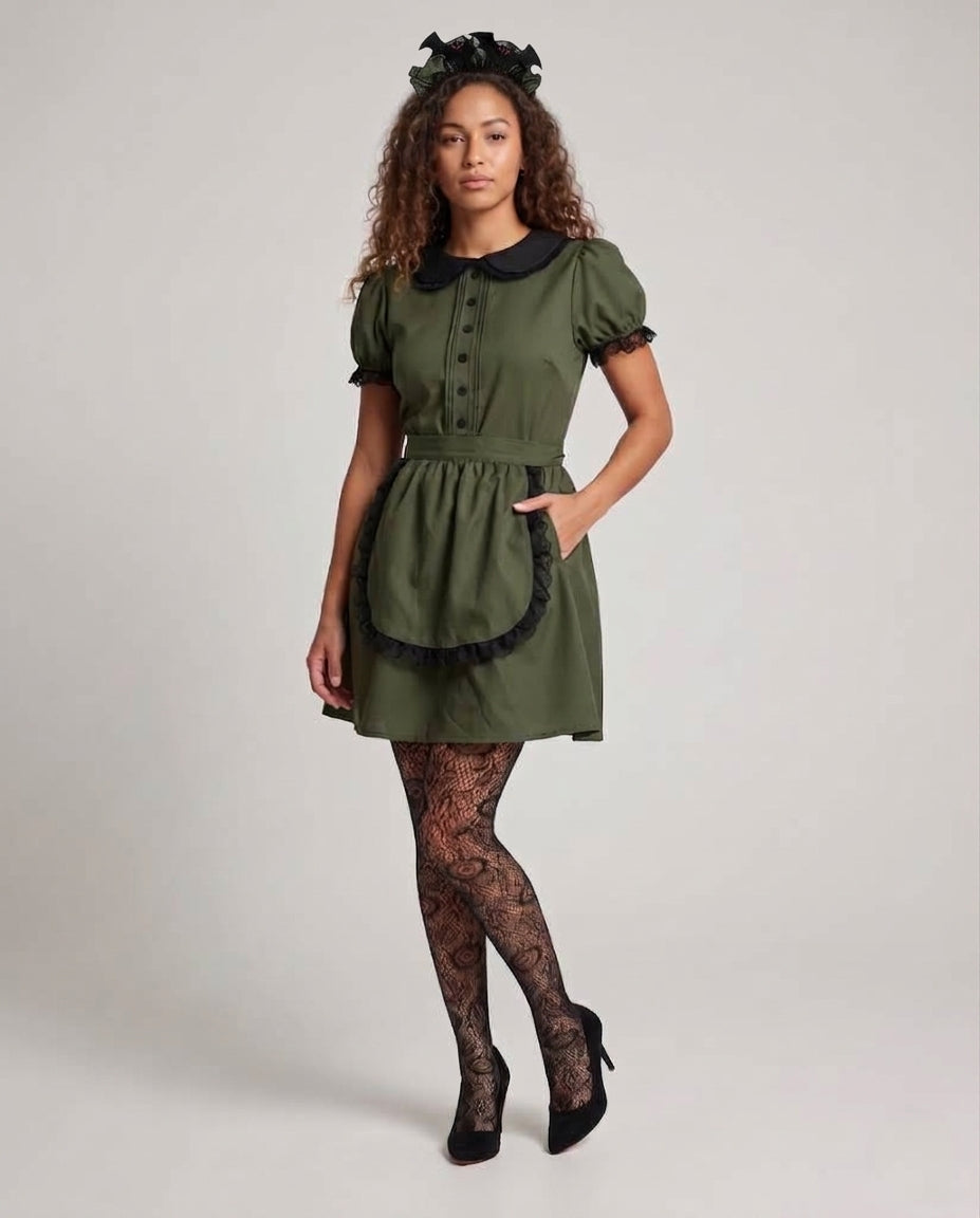 Ladies Carnival Costume in Playful Country House Style Mune Fashion