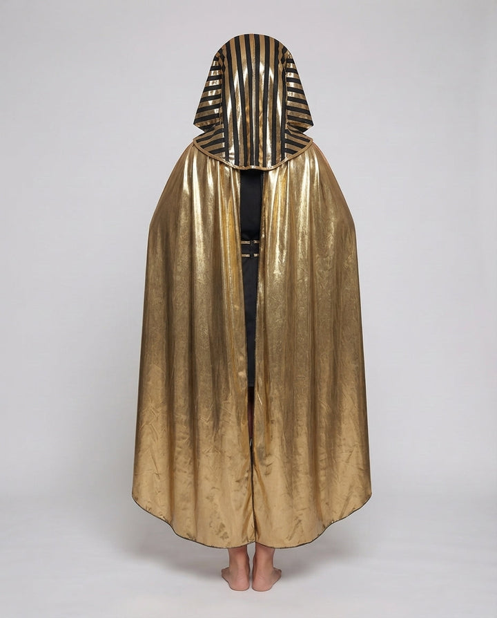 Women's Pharaoh Costume with magnificent cape and elaborate embellishments Mune Fashion