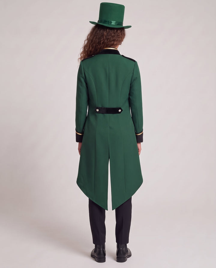 Women's festive costume set with top hat, bow tie and long fringes Mune Fashion
