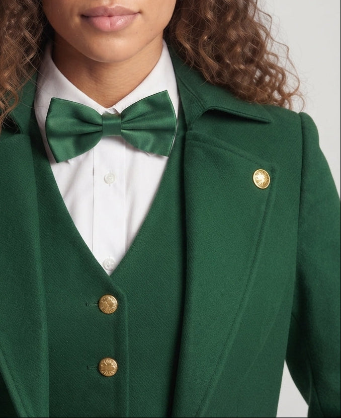 Women's costume set with elegant vest, hat, and bow tie Mune Fashion