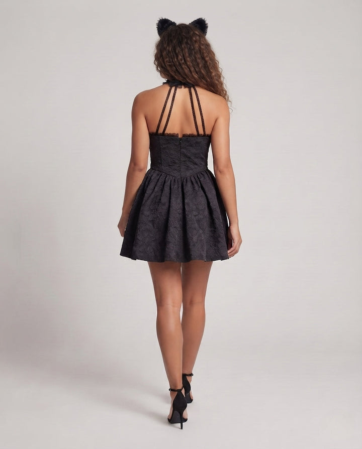 Women Playful Dress with Alluring Ruffle Details Mune Fashion