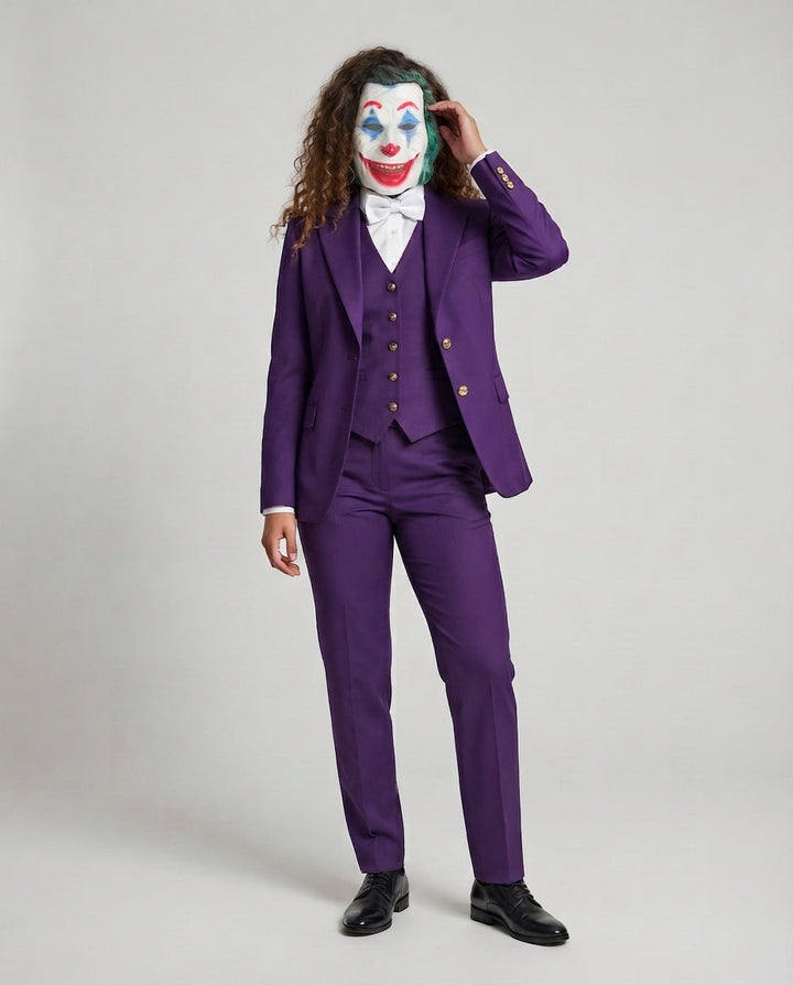 Ladies' historical tailcoat suit with bow tie and mask Mune Fashion