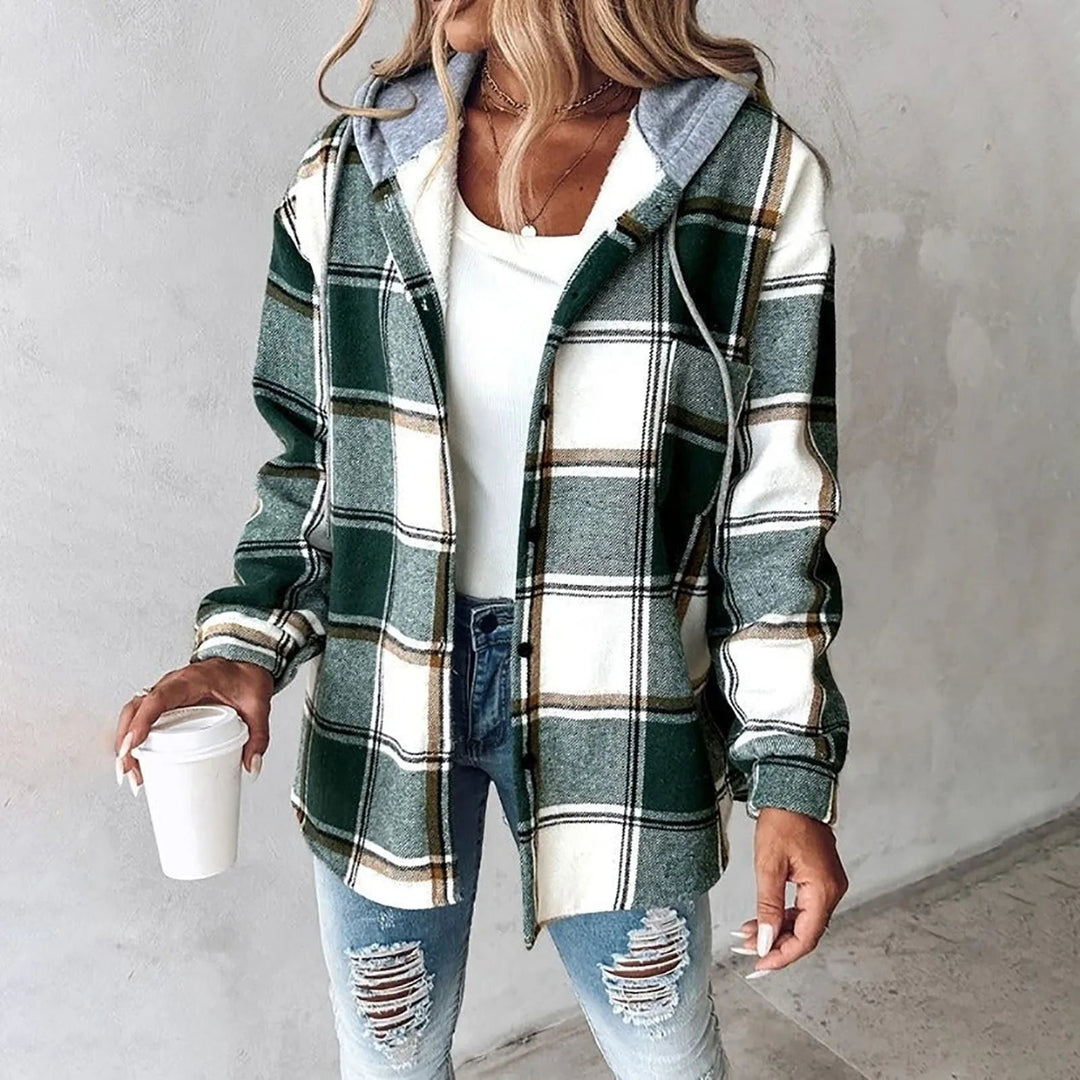 Mune | Blouse jacket with hoodie - Women's fashion