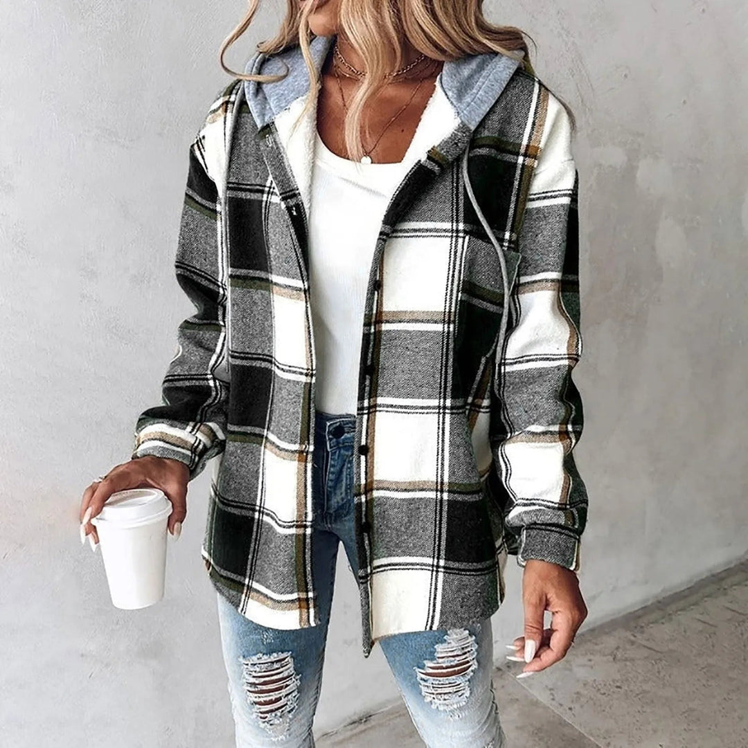 Mune | Blouse jacket with hoodie - Women's fashion
