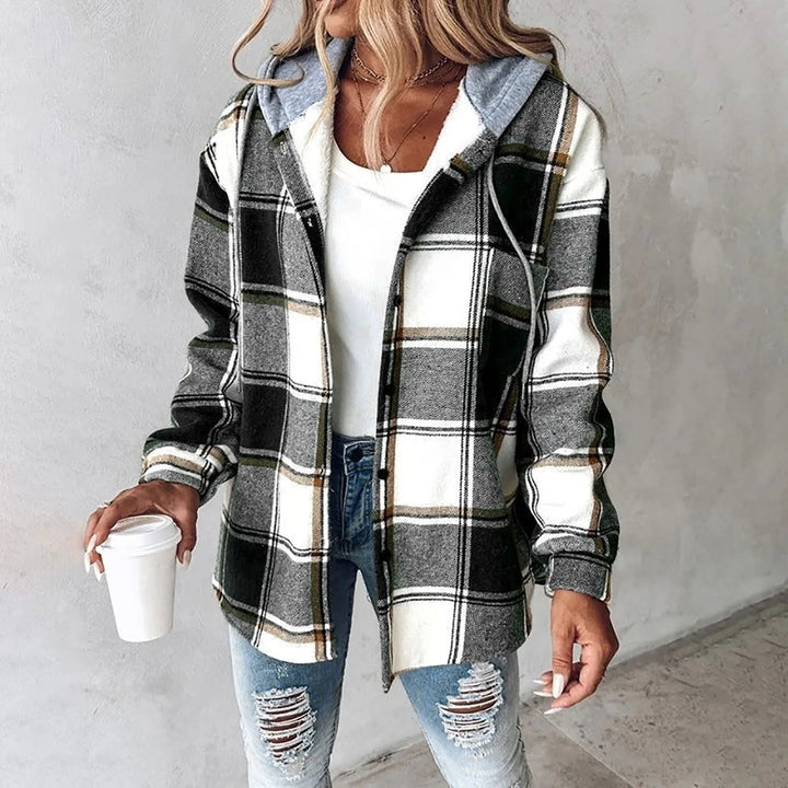 Mune | Blouse jacket with hoodie - Women's fashion
