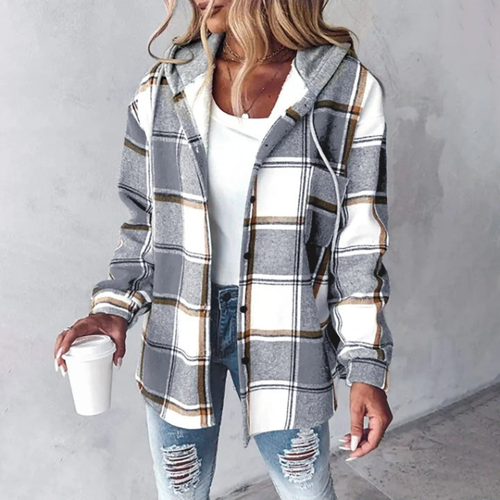 Mune | Blouse jacket with hoodie - Women's fashion