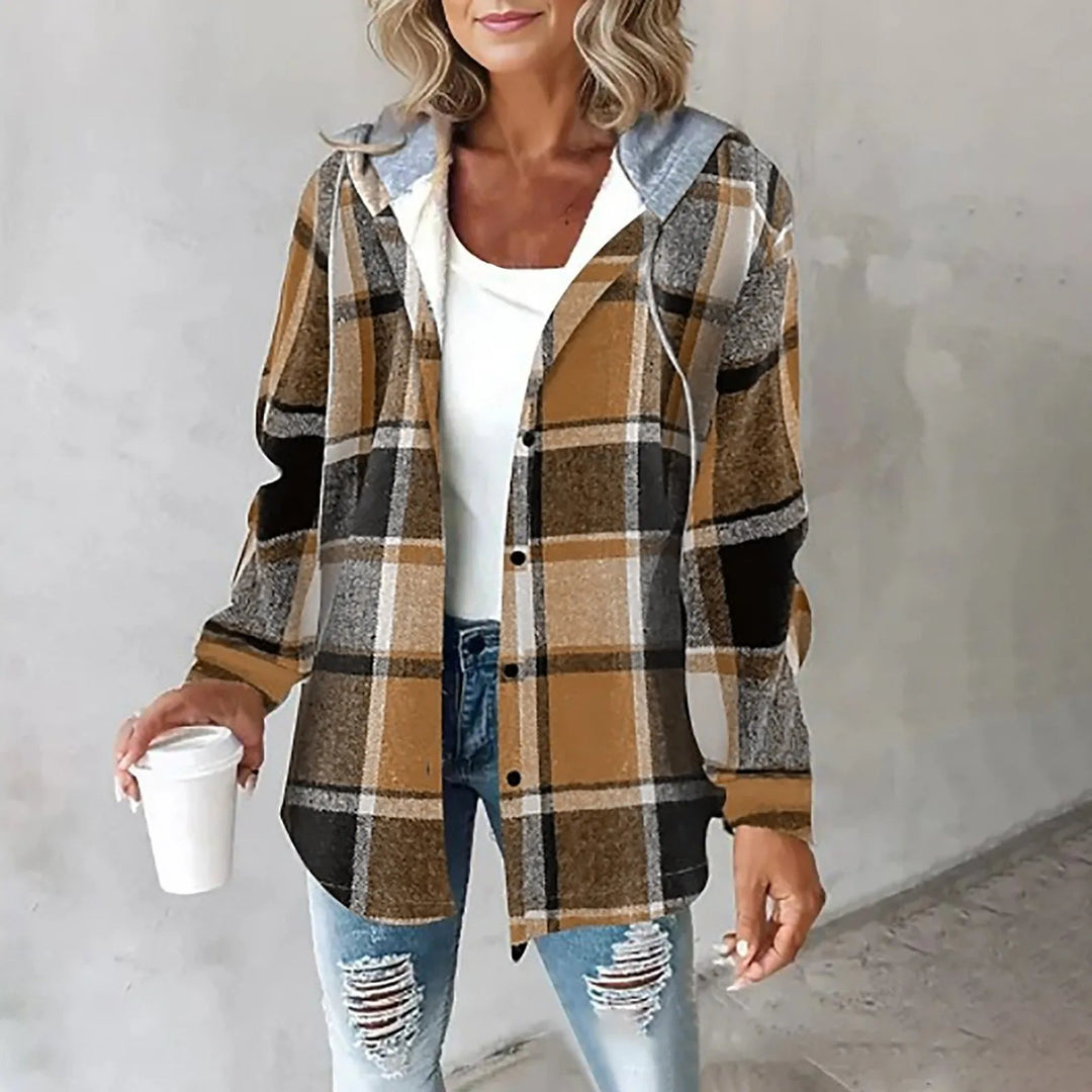 Mune | Blouse jacket with hoodie - Women's fashion