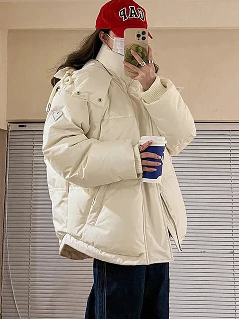 Mune | Warm Padded Winter Coat With Hood