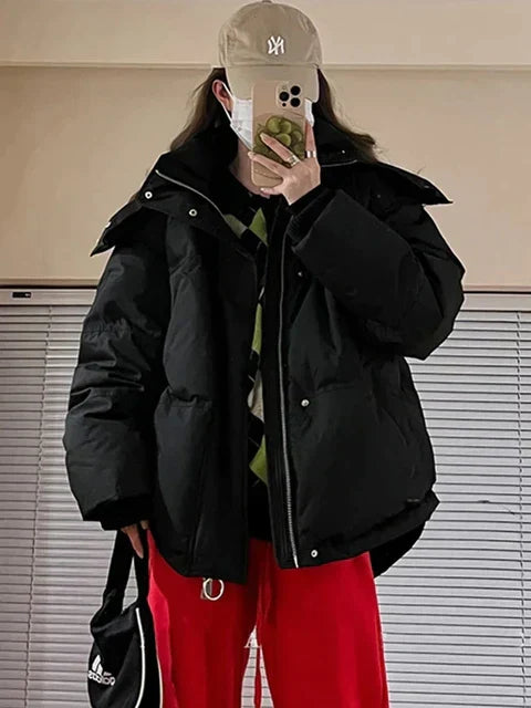 Mune | Warm Padded Winter Coat With Hood