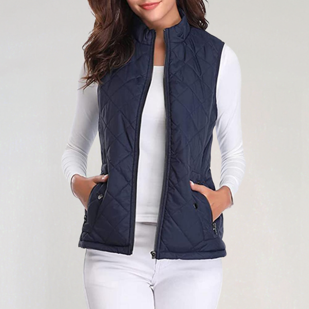 Mune | Women's Padded Bodywarmer with Zipper and Lightweight Design