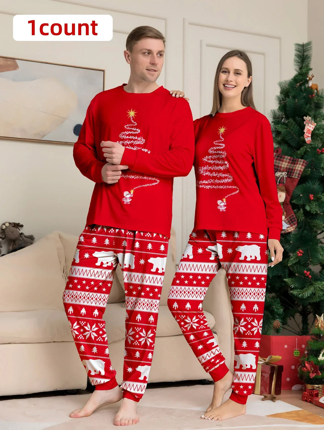 Mune | Christmas Pajama Set - Soft, Warm & Cozy Matching Outfits for the Holidays