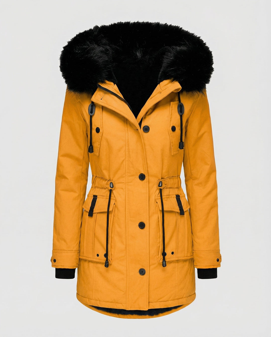 Waterproof winter jacket women hood