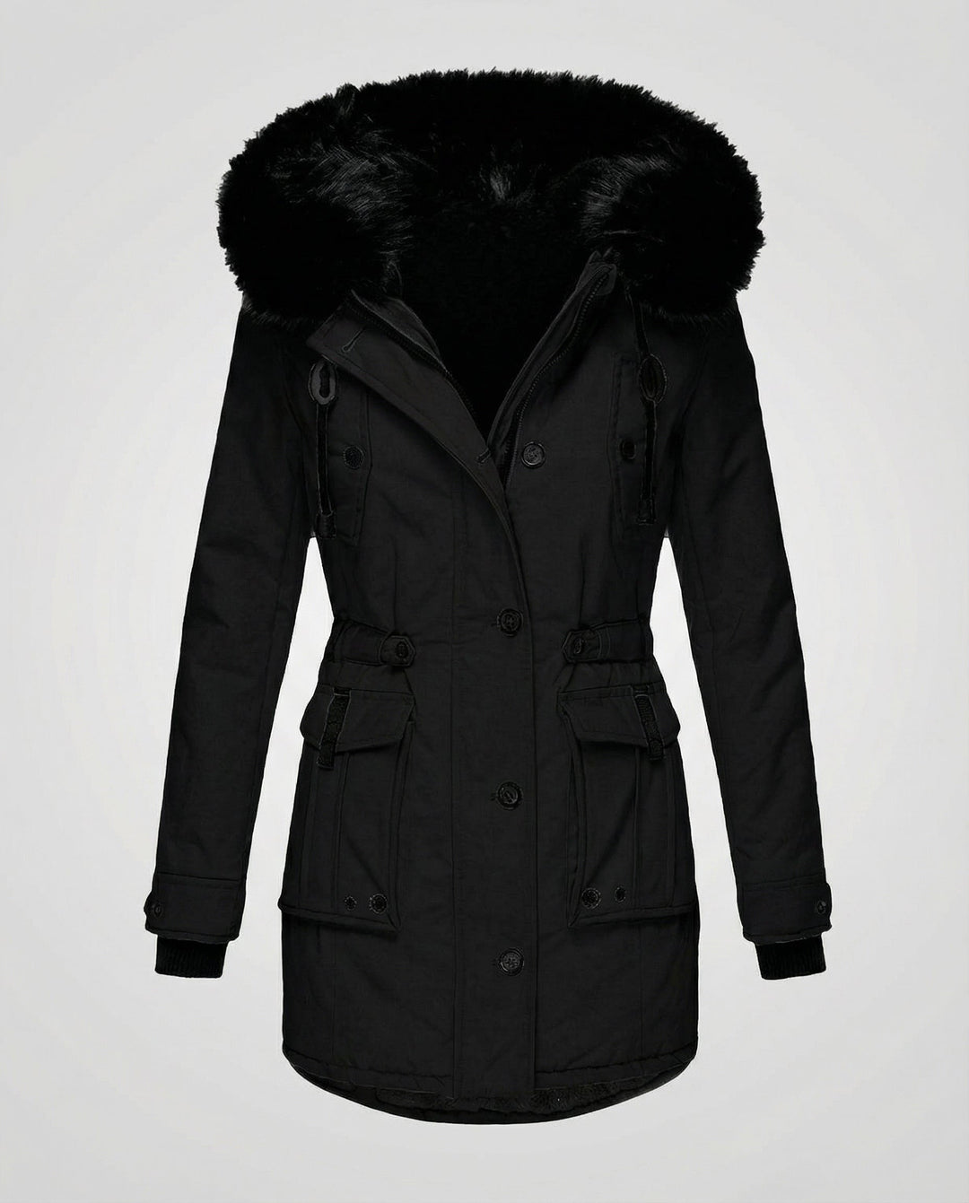 Waterproof winter jacket women hood