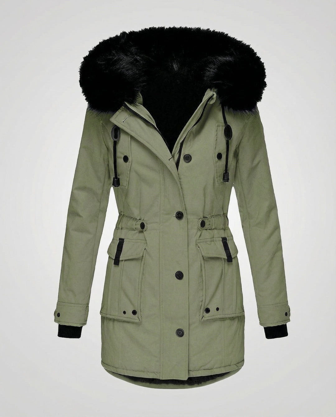 Waterproof winter jacket women hood