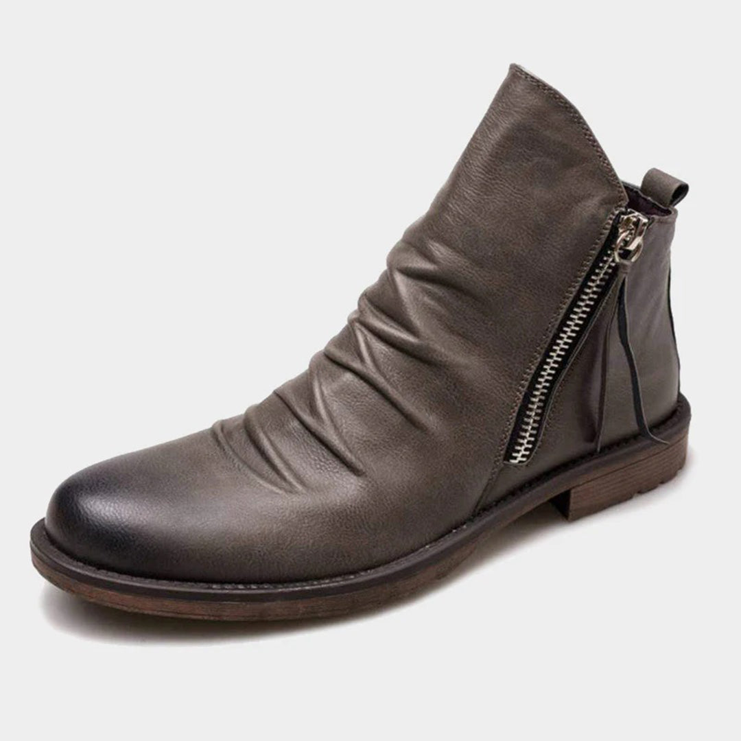 Mune | Casual Autumn Stylish Boots with Zipper for Men
