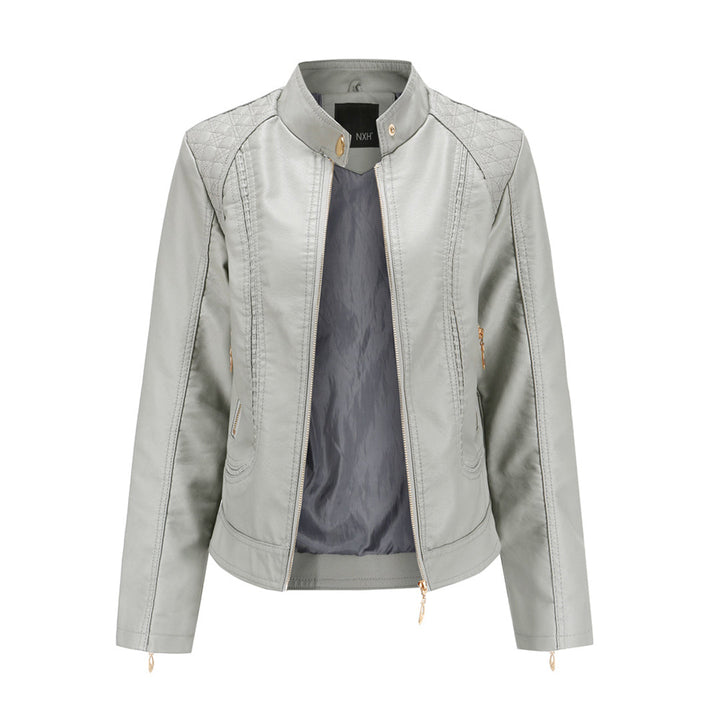 Mune | Stylish leather women's jacket made of genuine leather