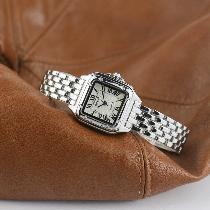 Mune | Square Women's Watch with Steel Band