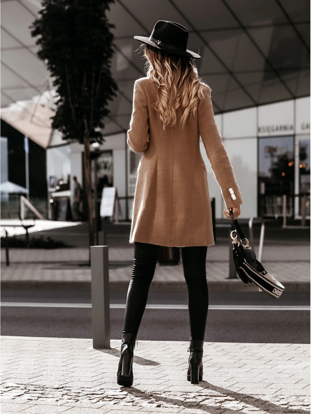 Mune | Solid Color Coat Jacket
