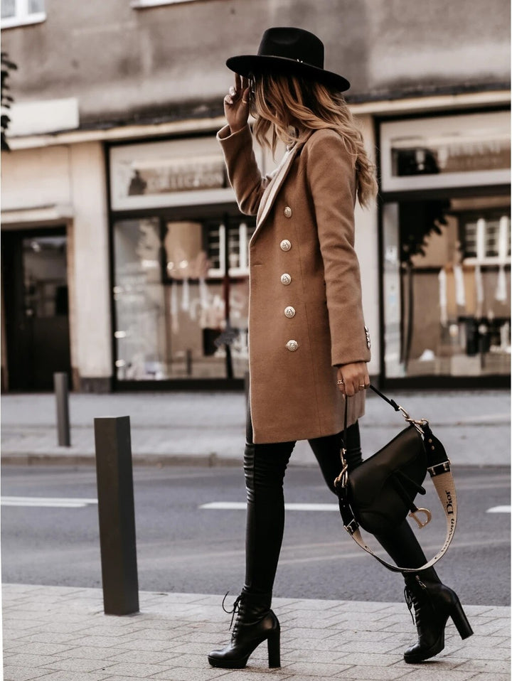 Mune | Solid Color Coat Jacket