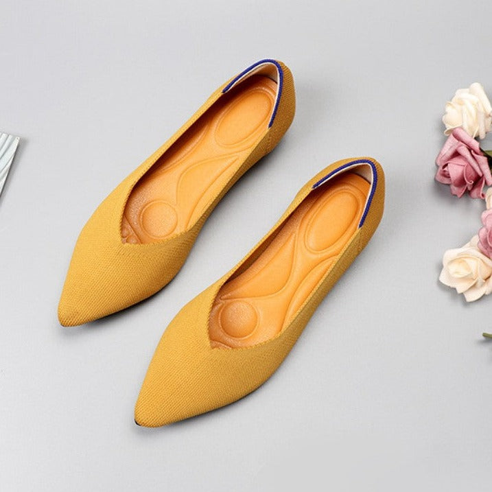 Beige ballerina comfort shoes Mune Fashion