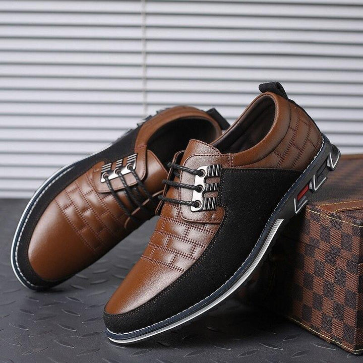 Orthopedic Leather Shoes Mune Fashion