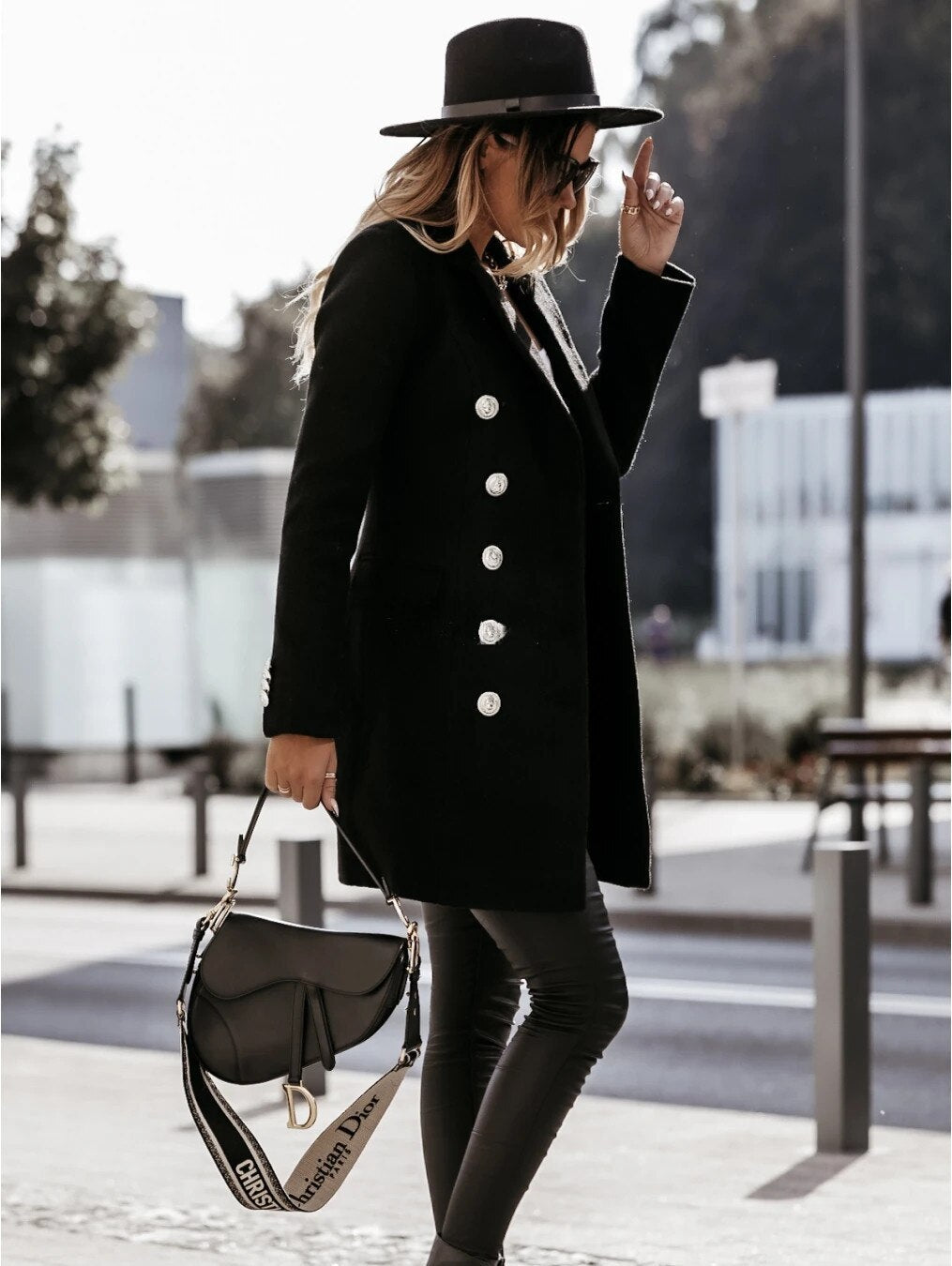 Mune | Solid Color Coat Jacket