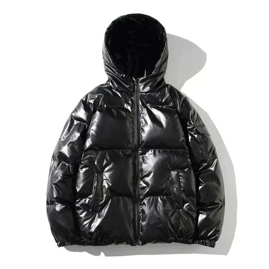 Mune | Windproof metallic winter puffer jacket