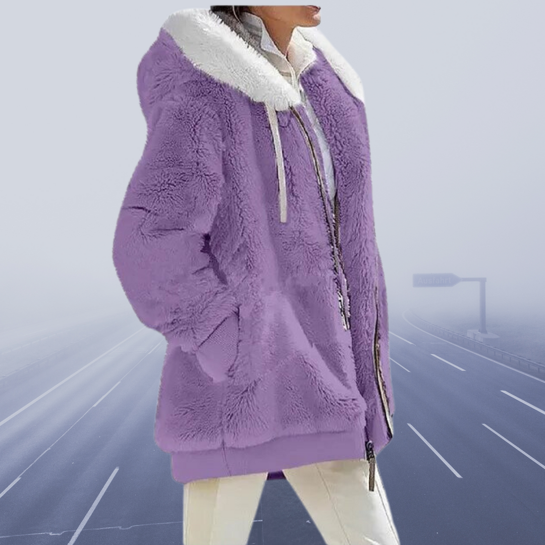 Mune | Oversized Teddy Jacket for Women Comfortable and Warm Winter Coat