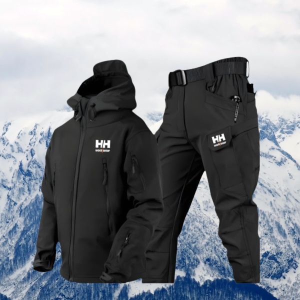 Mune | Warm Jacket and Pants Set with Zipper and Pockets