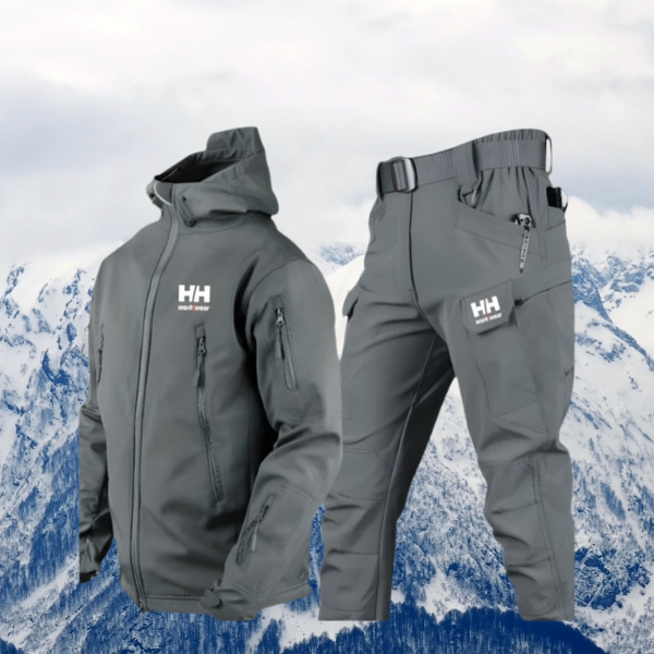 Mune | Warm Jacket and Pants Set with Zipper and Pockets
