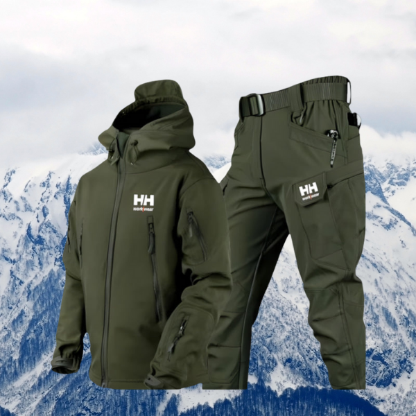 Mune | Warm Jacket and Pants Set with Zipper and Pockets