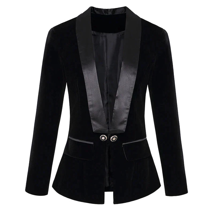 Mune | Black Tuxedo Jacket with Satin Lapels