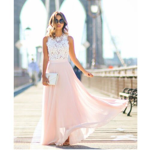 Mune Fashion | Maxi Lace Dress in Bridal Style Acorina